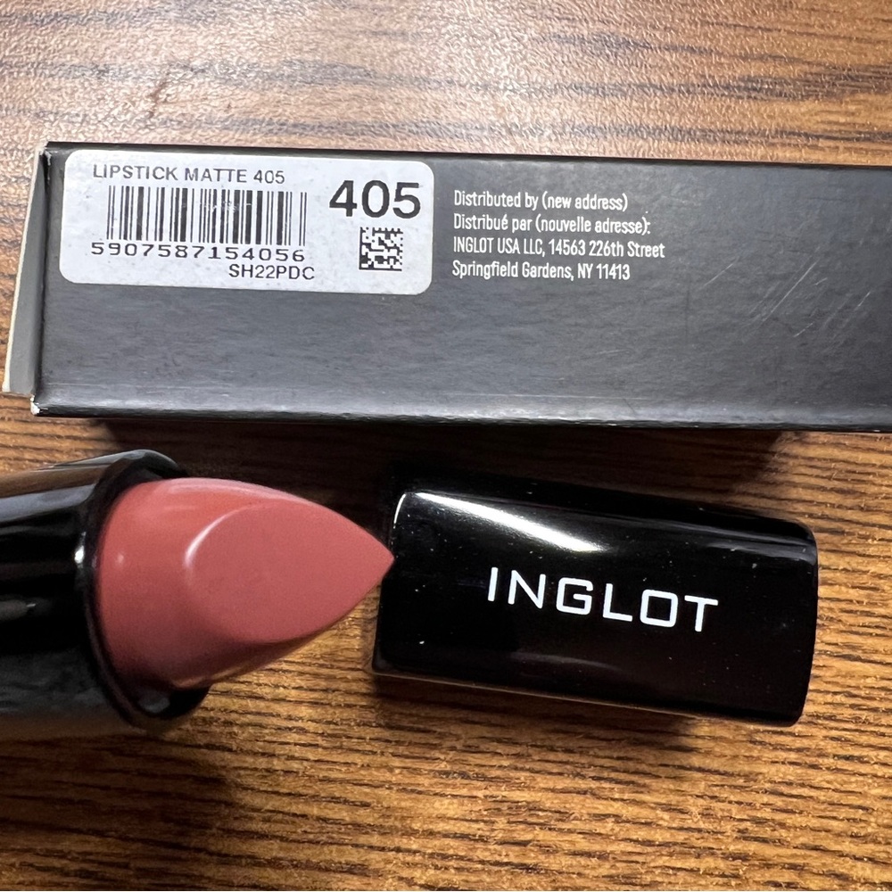 Inglot Matte Lipstick #405 Mauve/Rose Shade